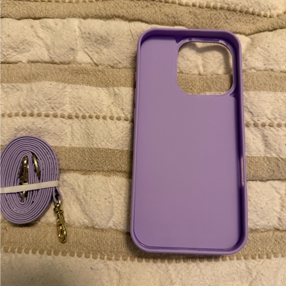 Purple Phone Case with Strap